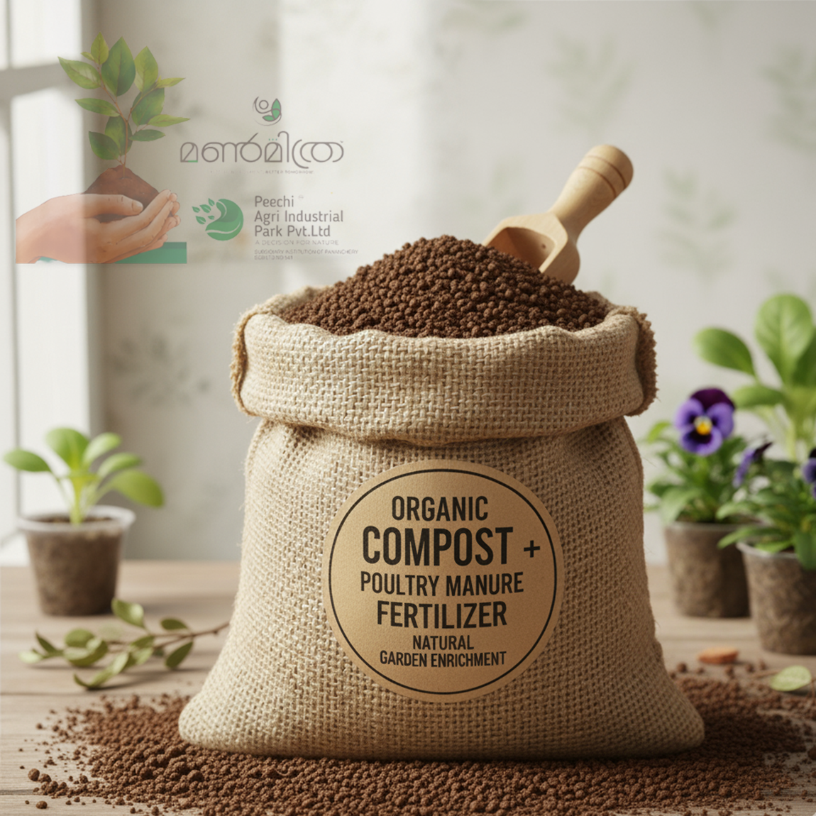 Compost+Poultry manure